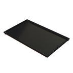 Thumbnail image #1 for TableCraft Products CW2115BK Rectangular Cast Aluminum Cooling Plate Serving Tray, 1/4 Size, 10-1/2" x 6-1/2" x 1/2", Black