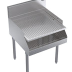 Thumbnail image #4 for Krowne Royal Series KR24-RG24 Freestanding Underbar Recessed Drainboard, 24 x 24 Inches, Stainless Steel, Removable Perforated Insert