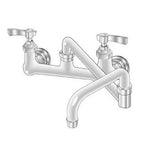 Thumbnail image #1 for AERO Manufacturing S-16 Commercial Pre-Rinse Faucet, 8" Centers, 18" Double-Joint Swing Nozzle