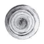 Thumbnail image #1 for G.E.T. Van Gogh - EGS D9138R-BD Round Black Melamine Plate, 9-1/2" Diameter x 1-1/4" High Case of 6