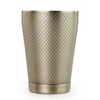 Thumbnail image #1 for Mercer Culinary Barfly M37198ANG 2-Piece Cocktail Shaker, 18 oz, Stainless Steel, Antique Gold Diamond Lattice Case of 6