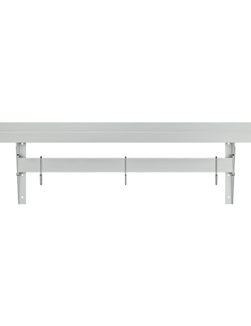 Product image #6 for KoolMore 36-Inch x 12-Inch Wall-Mounted Stainless Steel Wall Shelf with Pot Rack and 3 Hooks