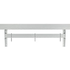 Thumbnail image #6 for Koolmore WMPS-1236 36 x 12-Inch Wall-Mounted Stainless Steel Shelf with Pot Rack and 3 Removable Hooks