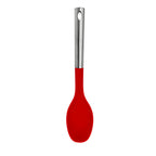 Thumbnail image #1 for Kadra Kitchenware Millvado M8571/A Solid Serving Spoon, 13.5 in, Nylon, Stainless Steel Handle Case of 6