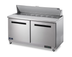 Thumbnail image #6 for Arctic Air AST60R Two-Section Stainless Steel Sandwich/Salad Prep Table, 61-1/4 In., 15.5 Cu. Ft.
