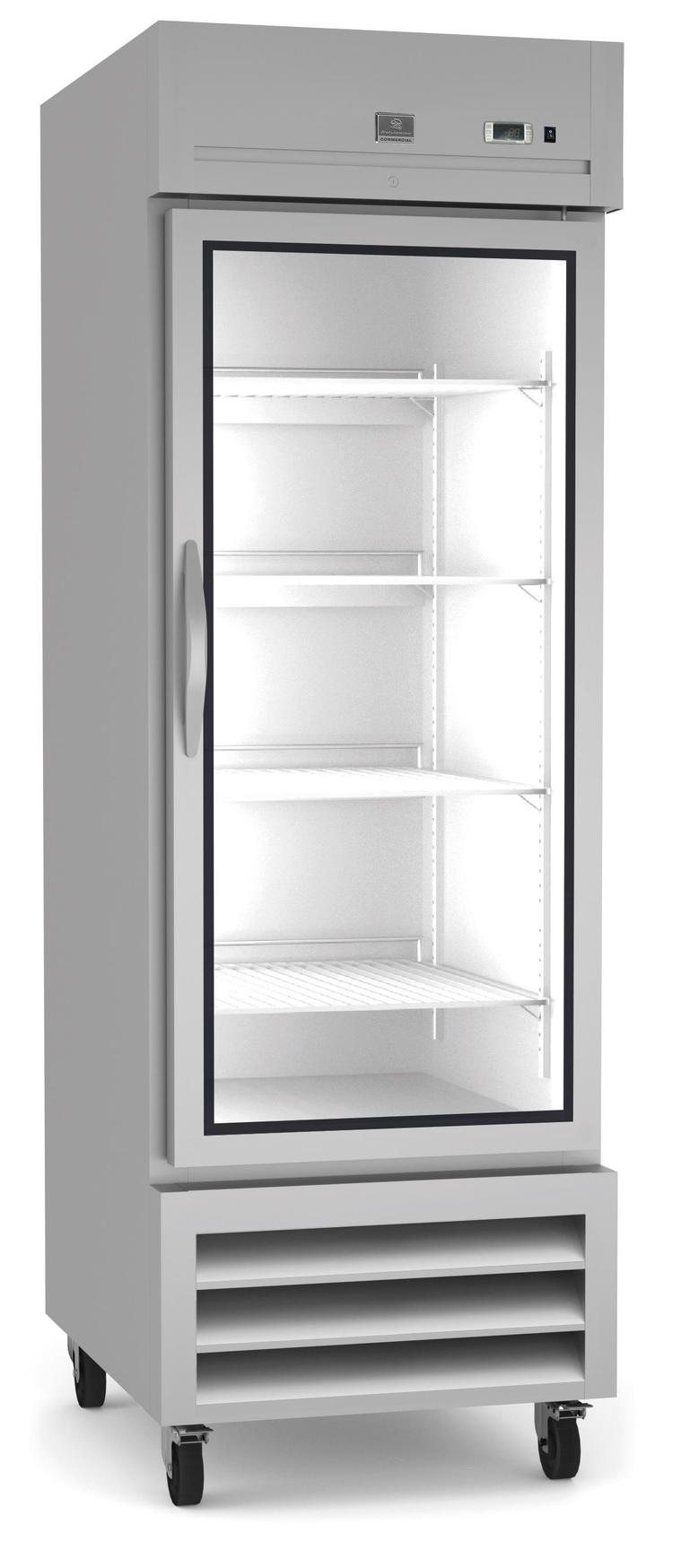 Product image #5 for Kelvinator Commercial 27-Inch One-Section Reach-In Refrigerator with Glass Door, Bottom-Mount Refrigeration, 21 Cu. Ft.
