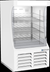 Thumbnail image #5 for Breeze 30-Inch White Open Air Merchandiser Cooler, 13 Cu. Ft., 3 Shelves, Self-Contained Refrigeration