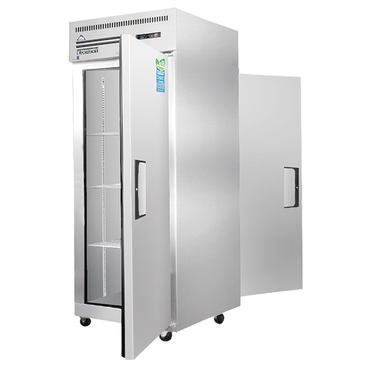 Product image #5 for Everest Refrigeration ESPT-1S-1S One-Section Pass-Thru Reach-In Refrigerator, 23 Cu. Ft., 29-1/4 Inch Wide, Solid Front/Rear, Top-Mounted Compressor