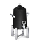 Thumbnail image #1 for Steelite International DW Haber, Tempo DW43KBKSS Tower Coffee Chafer Urn, Black and Stainless Steel, 18/10 Stainless
