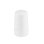 Thumbnail image #1 for TableCraft Products Pulito 10413 Salt & Pepper Shaker Set, 1.25 oz, White Textured Melamine, 2" Dia. x 3-3/8"H Case of 6