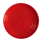 Thumbnail image #1 for G.E.T. Red Sensation ML-83-RSP . . Red Melamine Rolled-Edge Plate, Round, 12-1/2" Case of 12