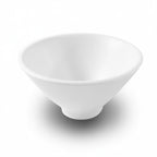 Thumbnail image #1 for G.E.T. Zen - EGS JW124-W White Melamine Bowl, 8 oz, Round, 4-3/4" Diameter x 2-3/8"H Case of 6