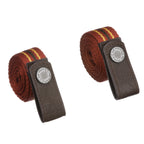 Thumbnail image #1 for Chef Works XNS10-RUC-0 Snap-On Waist Ties, 1-Inch Straps, Imitation Leather Tips, 2-Piece Set, Polyester, Desert Sand