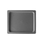Thumbnail image #1 for Global Tableware Collective G. Benedikt GBGAH90111 GN 1/2 Porcelain Rectangular Tray Dish, Gray, 10.25 x 12.75 x 1.25 in