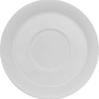 Thumbnail image #1 for International Tableware Sunburst™ SB-2 6-Inch Round Porcelain Saucer with Wide Patterned Rim Case of 2 Dozen