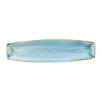 Thumbnail image #1 for Vertex China London Terra LTS-O14 China Platter, 13" x 3-1/2", Oblong, Hand Painted Case of 2 Dozen