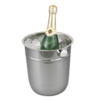 Thumbnail image #1 for Alegacy Foodservice Products 69501 Non-Insulated Stainless Steel Wine Bucket, 8-3/4" Diameter x 9-1/2"H Case of 6