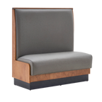 Thumbnail image #1 for ATSMFG ATS AT&S-AS-KR48-P GR8 Karender Standard Booth, single, 48" long x 48" high, Plain back, Upholstery and foam fitted over a computer-cut