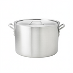 Thumbnail image #1 for Browne USA Foodservice Thermalloy® 5815320 Round Flat Aluminum Pot/Pan Lid, 12-1/2 in. Diameter