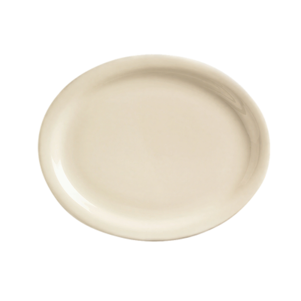Libbey NR-12 Kingsmen White Oval Stoneware Platter – USA Restaurant ...