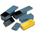Thumbnail image #1 for Matfer Bourgeat Exopan 340853 Coated Steel Pullman Bread Mold with Sliding Lid, 3/4 lb, 7-1/4 x 3-1/3 x 3 in