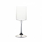 Thumbnail image #1 for Kadra Kitchenware Vikko Decor VD-12-HS 12 oz. Silver Harp Wine Glass Case of 24