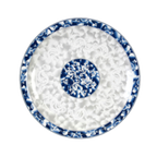 Thumbnail image #1 for Thunder Group Dragon 1014DL Melamine Plate, 14-1/8" Round, Blue Dragon Case of 3 Dozen