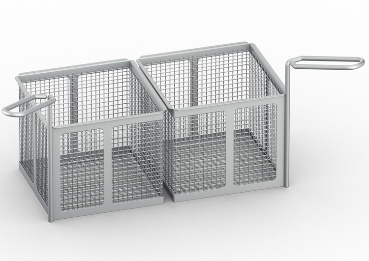Product image #2 for RATIONAL Deep-Frying Portion Basket Kit, 2 x 1/6 GN Baskets with Handles for 2-XS and 2-S