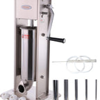 Thumbnail image #2 for Hakka Brothers Corp Hakka food processing SV-5-4 Manual Vertical Sausage Stuffer, 11 lb Capacity, Stainless Steel