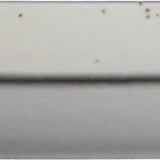 Thumbnail image #2 for International Tableware Splash™ SH-13-CR Stoneware Platter, 11-5/8" x 5-7/8", Organic Rectangle, Reactive Glaze, Crème with Dark Brown Trim 1 Dozen