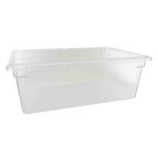 Thumbnail image #1 for Thunder Group PLFB121806PC Clear Polycarbonate Food Storage Box, 3 Gallon, 12 x 18 x 6 Inches Case of 12
