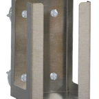 Thumbnail image #1 for Steril-Sil Company LID-301 Cup, Lid or Cocktail Napkin Holder, Countertop/Wall Mount, 1-Compartment, Stainless Steel