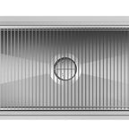 Thumbnail image #2 for Koolmore KM-FTG-1872 Commercial Floor Trough Drain, 72 x 18 Inches, 14-Gauge 304 Stainless Steel, Subway-Style Grating, Removable Baskets