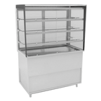 Thumbnail image #1 for RPI Industries Vienna VICD3-34-R-SQ-SC-FD Self-Service Cold Display Case, 44-3/8"W, Bottom-Mount Self-Contained Refrigeration