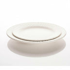 Thumbnail image #2 for G.E.T. Sustain 15003218028 Round Melamine Wide-Rim Plate, 12-1/2" Diameter, Touch of Honey Case of 6