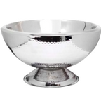 Thumbnail image #1 for Eastern Tabletop 7043H Insulated Hammered Stainless Steel Ice Bowl, 3-Gallon, 17 x 17 x 8-3/4 in