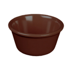 Thumbnail image #1 for Thunder Group ML534C1 Melamine Ramekin, 1-1/2 oz, 2-1/2 in Round, Brown Case of 24 Dozen