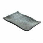 Thumbnail image #1 for G.E.T. cheforward 15005065007 . . Rectangular Melamine Platter, 15", Weathered Pewter Case of 5