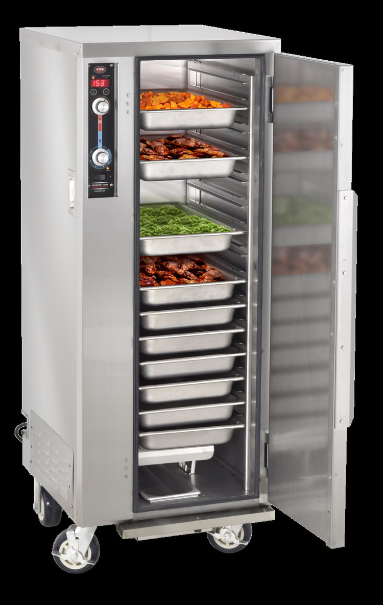 Product image #5 for FWE MT-1220-15 Mobile Moisture-Temp Heated Holding Cabinet, 15 Full-Size Pan Capacity, Stainless Steel