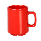 Thumbnail image #1 for Thunder Group CR9010PR 8 oz Red Melamine Plastic Mug Case of 4 Dozen