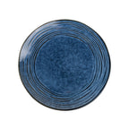 Thumbnail image #1 for CAC China NEP-16 Round China Plate, 10-1/2 in, Starry Night Blue/Black 1 Dozen