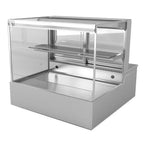 Thumbnail image #1 for RPI Industries Vienna VIAS2-20-R-SQ-SC-CT Countertop Refrigerated Grab-and-Go Display Case, 31.5 in W, Self-Service, Square Glass, 1 Shelf