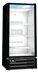 Thumbnail image #5 for Hoshizaki One-Section Black Reach-In Glass Door Refrigerated Merchandiser, Bottom-Mount, 10 Cu. Ft.