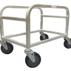 Thumbnail image #1 for Winholt Equipment AL-L-1 Mobile Aluminum Lug Cart, 1-Lug Capacity, Four 5-Inch Polyurethane Swivel Casters