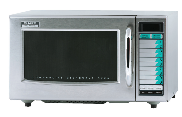 Product image #6 for Sharp Express Defrost Medium Duty Commercial Microwave Oven, 1000 Watt, 1.0 Cu. Ft., Stainless Steel