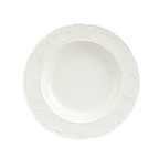Thumbnail image #1 for Libbey Schonwald, Marquis 9060120 Round Porcelain Soup Bowl, 9-1/2 oz, 7-7/8" Diameter, Deep Rim
