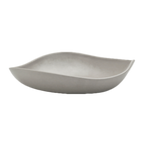Thumbnail image #2 for Steelite International Delfin, Marisol Driftwood 7006DD004 Melamine Salad Serving Bowl, 2.5 qt., Gray, 13-5/8" x 11" x 3"