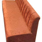 Thumbnail image #1 for G & A Commercial Seating Luna LUNA-1/2-48 1/2 Circle Booth, Upholstered Vertical Channel Back and Seat, Wood Frame