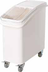 Thumbnail image #2 for Winco 21 Gallon Mobile Dry Ingredient Bin with Clear Sliding Lid, Scoop, and Casters