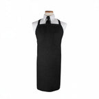 Thumbnail image #1 for Chef Revival BIABK Black Poly/Cotton Bib Apron, 32" x 32-1/2", 1 Pen Pocket Case of 60
